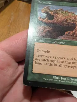 Magic: The Gathering Terravore Rare Odyssey Creature Green Lhurgoyf 278 - Image 5