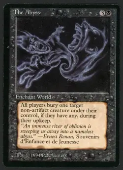 ***English The Abyss*** MTG Legends Magic Kid Icarus - Image 1
