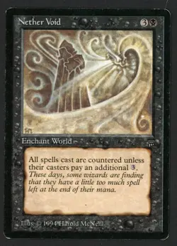 ***English Nether Void (Indent & Corner Bend)*** MTG Legends Magic Kid Icarus - Image 1
