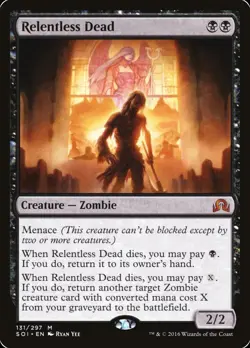 MTG FOIL Relentless Dead - Shadows over Innistrad #131 - Image 1