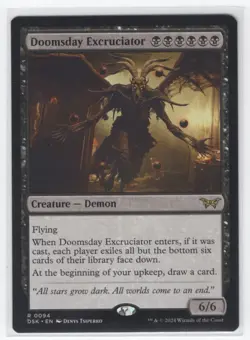 #94 2024 Duskmourn: House of Horror Doomsday Excruciator Rare - Image 1