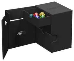 MTG Ultimate Guard Flip n Tray 133 Black Commander Deck Box - Image 4