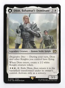 Dion, Bahamut's Dominant 0016 (R) MTG FINAL FANTASY (FIN) - Image 1