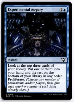 Experimental Augury NM EOC Commander: Edge of Eternities MTG - Image 1