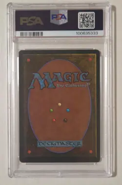 MTG Revised Rare Dual Land TUNDRA 1994 Magic the Gathering PSA 5 EX - Image 2