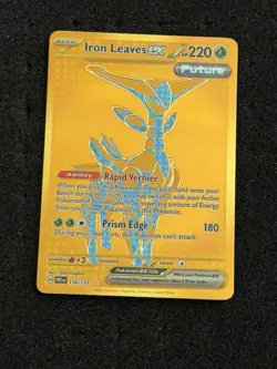 Pokemon - Iron Leaves ex 176/131 - Prismatic Evolutions Holo - PACK FRESH MINT - Image 1