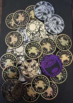 Pokemon coins lot of 28 multiple designs - Image 1