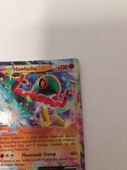 Pokemon TCG Hawlucha EX Holo Card 64/111 XY-Furious Fists - Image 2
