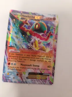 Pokemon TCG Hawlucha EX Holo Card 64/111 XY-Furious Fists - Image 3