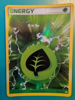 2006 Pokemon EX Holon Phantoms Grass Energy Holo #105/110 HP - Image 1