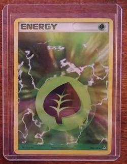 Grass Energy 105/110 - EX Holon Phantoms - Reverse Holo - 2006 Pokemon TCG - Image 1