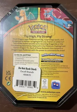 Pokemon TCG Salamence Dragons Tin **NEW/SEALED** 3 booster packs - Image 2