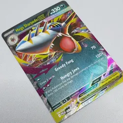 Pokemon TCG Mega Sharpedo EX 061/094 PFL Stage 1 330 HP Water Foil Card - Image 3