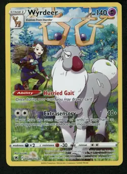 Pokemon Wyrdeer TG06/TG30 Swsh10: Astral Radiance Trainer Gallery Holo NM - Image 1