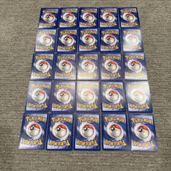 Vintage 1999 Pokemon Cards Lot 25 Base Jungle Fossil LP/NM No Duplicates WOTC #B - Image 2