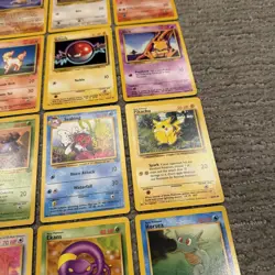 Vintage 1999 Pokemon Cards Lot 25 Base Jungle Fossil LP/NM No Duplicates WOTC #B - Image 5