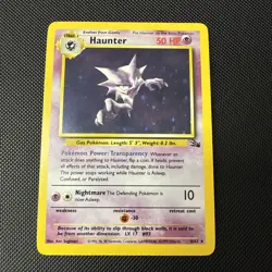 Pokemon TCG - Haunter 6/62 Holo Fossil Set Pokemon Card WOTC - NM/M pack fresh - Image 1