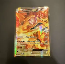Pokemon Charizard EX Black Star Promo XY121 Holo Basic Pokemon TCG Card Stock - Image 1