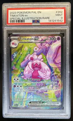 2023 Pokemon SV Paldea Evolved Tinkaton ex #262/193 PSA 9 - Image 1