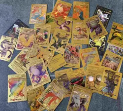 ca. 320 Pokemon Karten Sammlung Konvolut Sammelkarten Gold Silber Glitzer Holo - Image 2