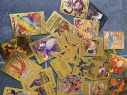 ca. 320 Pokemon Karten Sammlung Konvolut Sammelkarten Gold Silber Glitzer Holo - Image 3