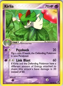 Kirlia 32/101 Dragon Frontiers Pokemon TCG LP Normal - Image 1