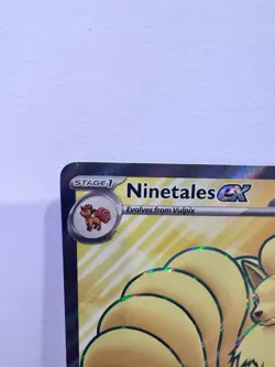 Ninetales ex 186/165 Scarlet & Violet 151 Full Art Ultra Rare Pokemon TCG NM/M - Image 2
