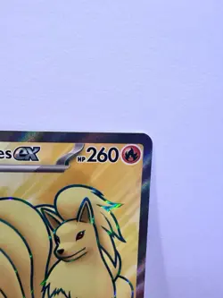 Ninetales ex 186/165 Scarlet & Violet 151 Full Art Ultra Rare Pokemon TCG NM/M - Image 3