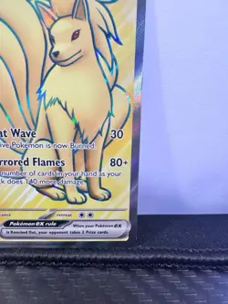 Ninetales ex 186/165 Scarlet & Violet 151 Full Art Ultra Rare Pokemon TCG NM/M - Image 4