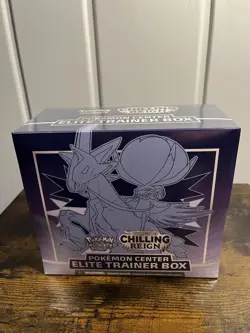 Pokemon Center Chilling Reign ERROR ETB Elite Trainer Box - Image 1