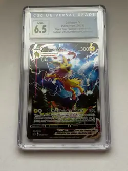 Jolteon VMAX Pokemon 2021 SWSH Black Star Promo #183 Full Art CGC 6.5 - Image 1