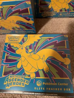 4x Ascended Heroes Pokemon Center Exclusive ETB’s IN HAND - Image 2