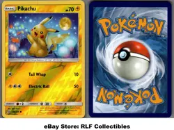 2019 Pokemon, S&M Unified Minds, #56/236 Pikachu, Reverse Holo Common - Image 1