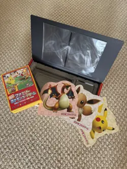 Pokemon Japanese Stamp Box - NO PROMOS - Box, Deck And Postcards Included - Image 2