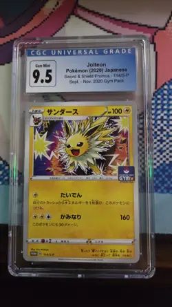 Pokemon TCG - Jolteon - Sword And Shield Promo JP Gym Pack - CGC 9.5 - Image 1