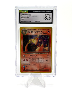 Pokemon Dark Charizard JP Rare Team Rocket 006 CGC 8.5 - Image 1