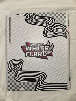 Pokemon White Flare Binder - Binder ONLY - Empty - Image 2