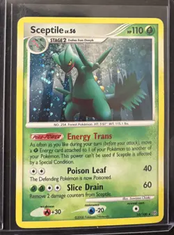 2008 Sceptile-HOLO #10 Pokemon Stormfront UNGRADED MP - Image 1