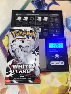 Very Heavy! 22.61g Pokemon TCG SV10.5 White Flare Booster Pack Sealed! - Image 1