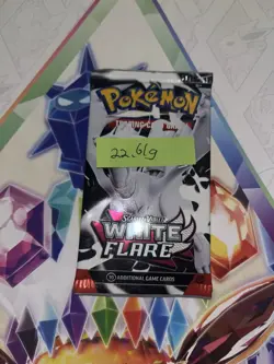 Very Heavy! 22.61g Pokemon TCG SV10.5 White Flare Booster Pack Sealed! - Image 2