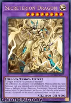 YUGIOH DUAD-EN037 Secreterion Dragon Starlight Rare 1st Edition NM - Image 1