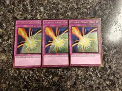 Yugioh 3x Storming Mirror Force - Playset - PGL3-EN099 - Gold Rare - LP - Image 1