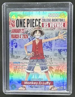 2024 One Piece The Best Monkey.D.Luffy Promo College #P-055 - Image 1