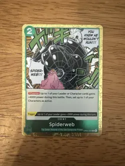 Spiderweb OP04-035 | Kingdoms of Intrigue - English | R Holo | One Piece NM - Image 1