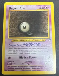 Pokemon Unown [Q] Figure Neo Destiny, Regular Card, 59/105 - Image 1