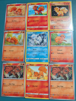 Vulpix Lot of 9 Pokemon Cards - Image 1