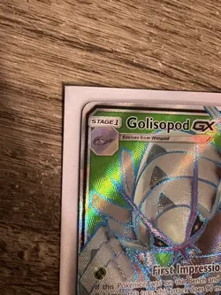 Pokemon TCG Golisopod GX Full Art Holo Card Burning Shadows 129/147 - Image 3