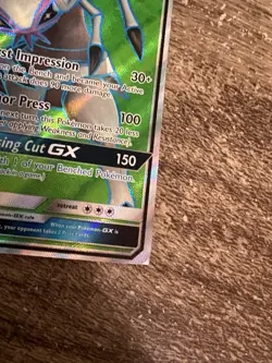 Pokemon TCG Golisopod GX Full Art Holo Card Burning Shadows 129/147 - Image 5
