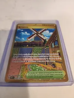 Pokemon TCG Artazon Obsidian Flames Hyper Rare Card 229/197 - Image 2