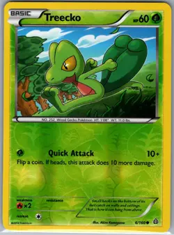 Treecko 6/160 Reverse Holo XY - Primal Clash - Pokemon Card - NM - Image 1
